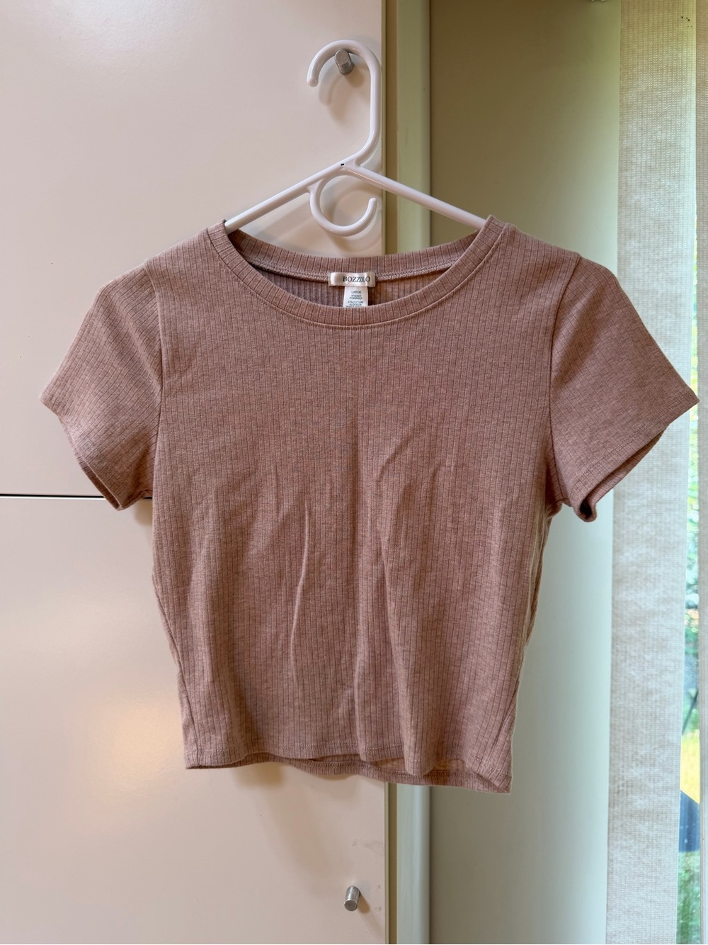 Bozzolo Beige Crop Top